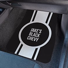 Race Strips Car Mat